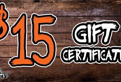 15 gift certificate