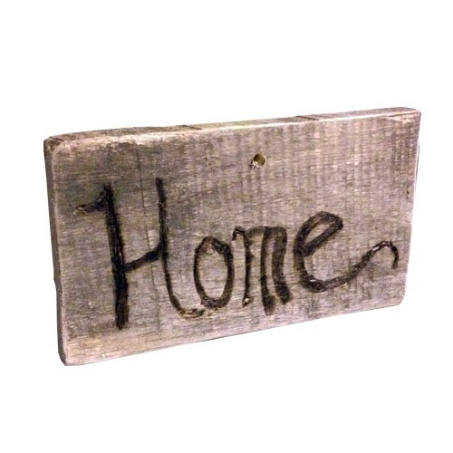 wood home sign