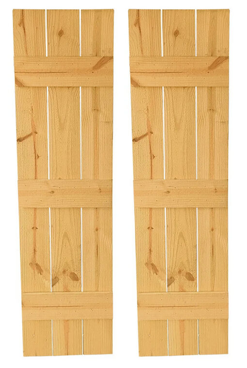 Cedar Board and Batten shutters