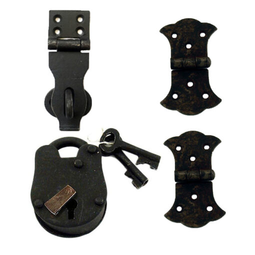 Iron Lock and Key Set